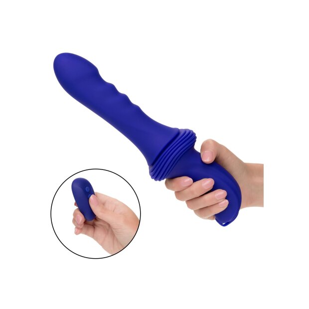 CalExotics Sex Machine Gerippter Schubrahmen 29,25 cm Lila