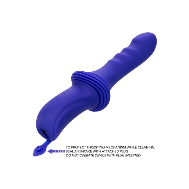 CalExotics Sex Machine Gerippter Schubrahmen 29,25 cm Lila