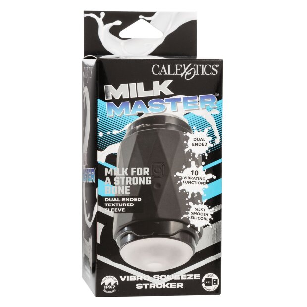 CalExotics Vibro Squeeze Masturbator 16,5 cm Schwarz