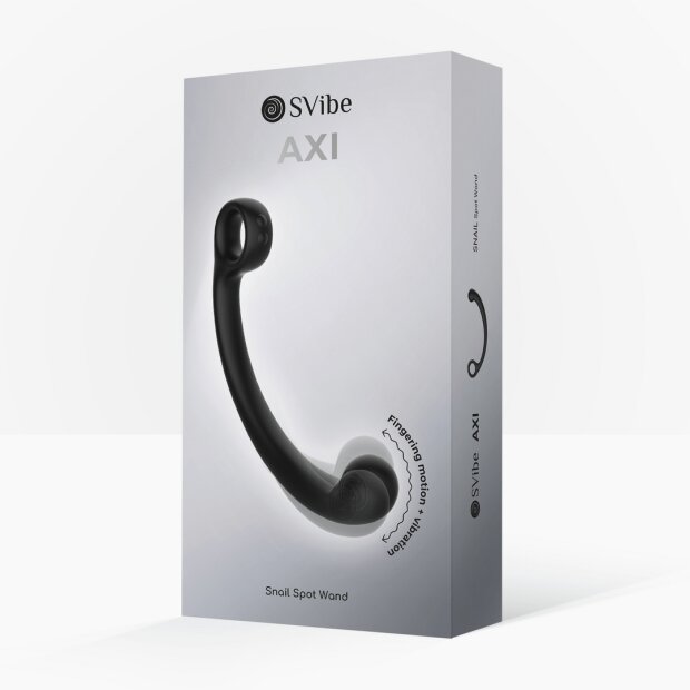SNAIL VIBE Vibrator mit ergonomischer Form Schwarz