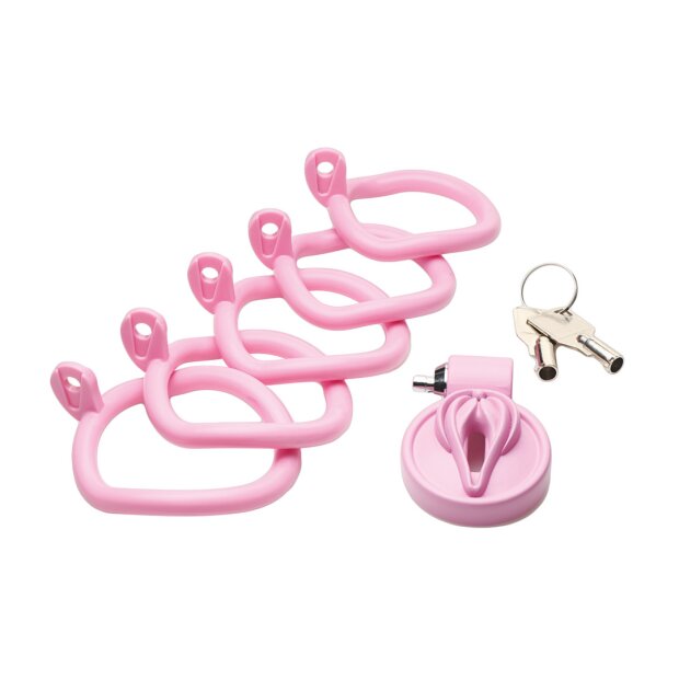 XR Brands Cage de chasteté rose