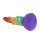 XR Brands Unicorn Dildo Multicolor 17,3 cm
