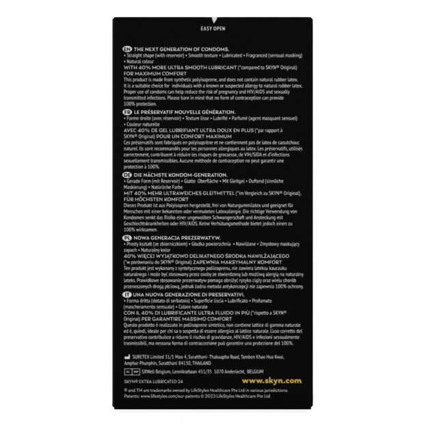 SKYN Latex-free condoms transparent 24 pieces