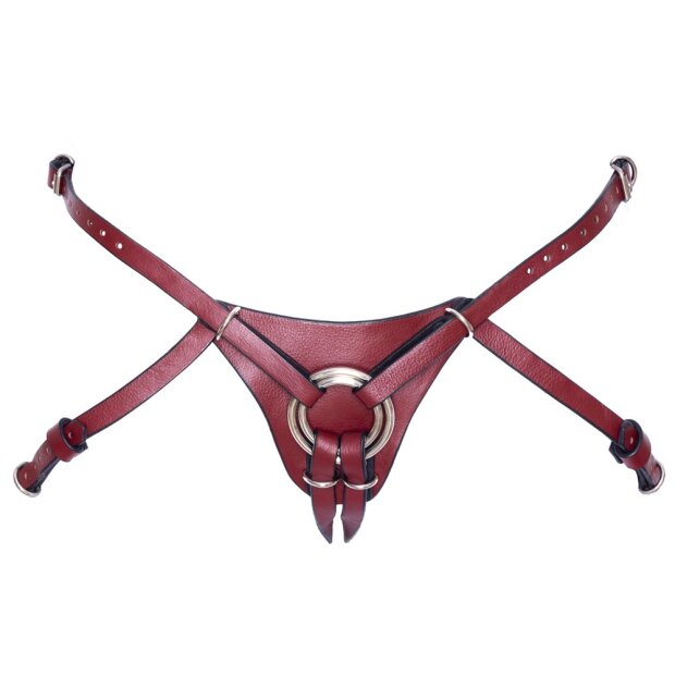 ZADO Harnais strap on en cuir L/XL