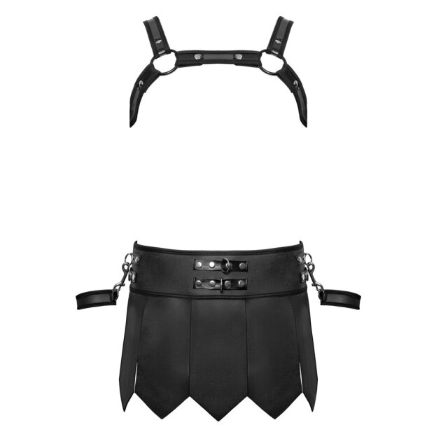 Svenjoyment Gladiator Skirt and Chest Harness Set M