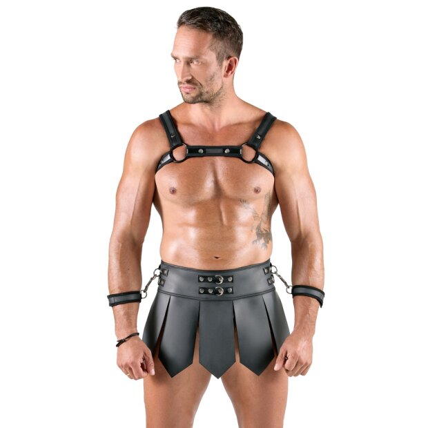 Svenjoyment Gladiator Skirt and Chest Harness Set L