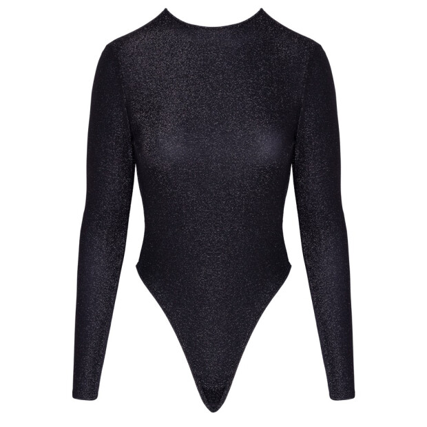 Cottelli Collection Langärmeliger Body mit Glitzer S