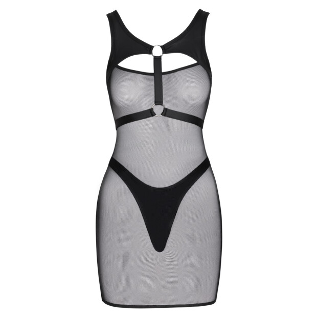 Cottelli Collection Dress with thong Black S