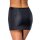 Cottelli Collection Mini jupe au look noir mat S