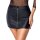 Cottelli Collection Mini skirt in black matte look M