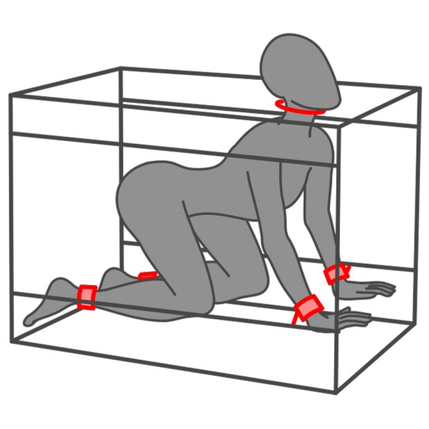 Secret Dome Cabine BDSM fermée avec 3 ouvertures