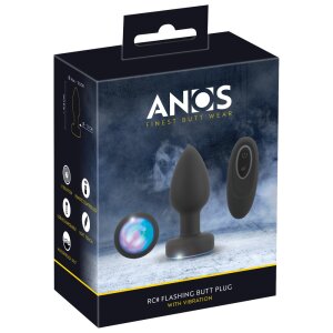 ANOS Plug anal vibrant  Ø max. 3,5 cm Noir