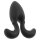 ANOS vibrating anal plug with flexible anchor arms Ø max. 3.8 cm Black