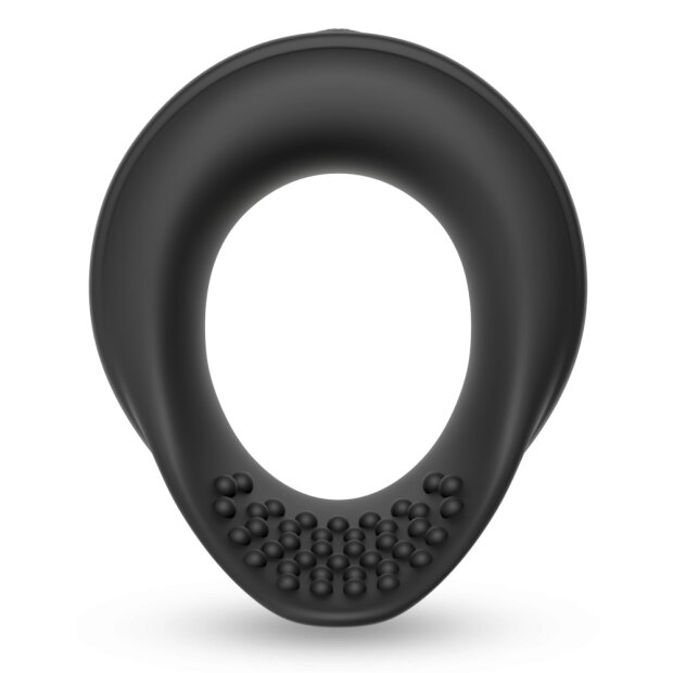 You2Toys Stretchable Testicle Ring with Vibration Black