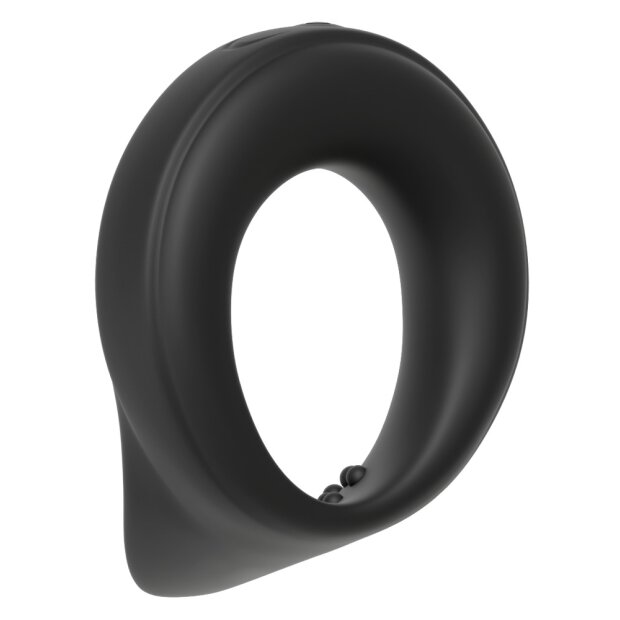 You2Toys Stretchable Testicle Ring with Vibration Black