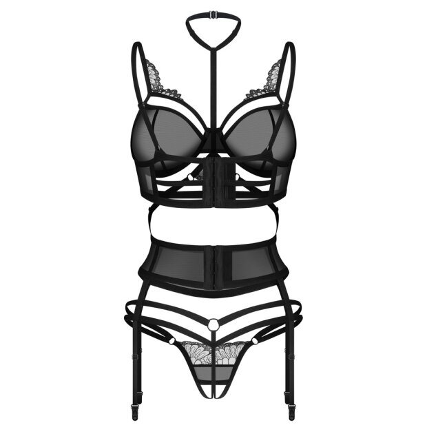 Obsessive Lingerie Set Black S/M