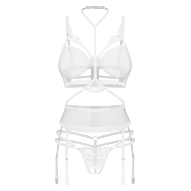 Obsessive Ensemble de lingerie Blanc 2XL/3XL
