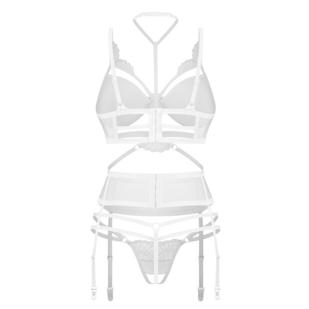 Obsessive Ensemble de lingerie Blanc 2XL/3XL