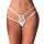 Obsessive elegant thong White S/M