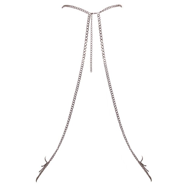 Cottelli Collection Silver colored body chain