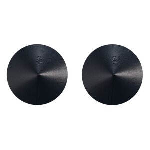 Obsessive Nippel Covers aus feinem Leder Schwarz