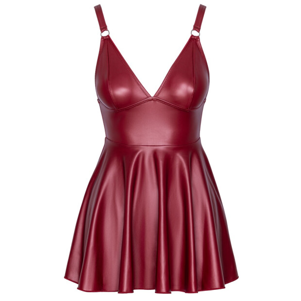 Cottelli Collection Trägerloses Minikleid rot 2XL