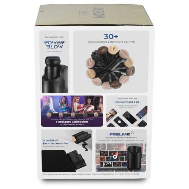 Kiiroo Keon WiFi Masturbator Schwarz
