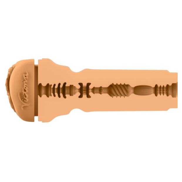 Kiiroo Feel Victoria Kombi-Masturbator Beige 22 cm