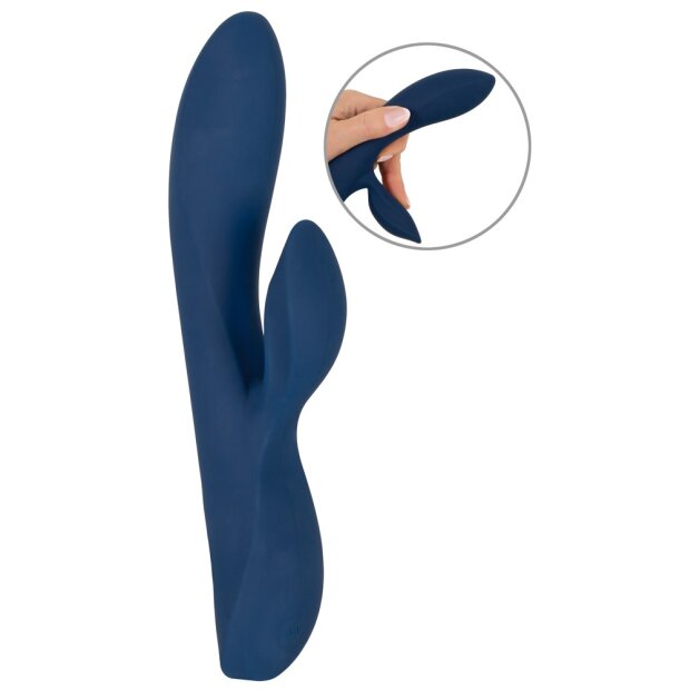 Magic Shiver Vibromasseur lapin bleu 20 cm
