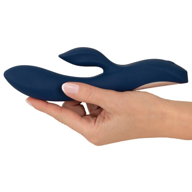 Magic Shiver Vibromasseur lapin bleu 20 cm