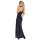 Cottelli Collection Long dress with halterneck black XL