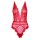 Outlet - Deep-V Lace Teddy  Red L/XL