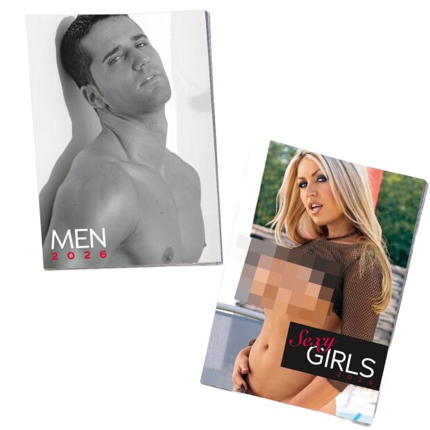 PIN-UP Kalender Set Sexy Girls & Men 2026