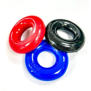 KSB Ringer Max-Stretch Cockring 3er Pack Mehrfarbig