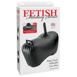 Fetish Fantasy Body Dock Inflatable Love Pillow Black