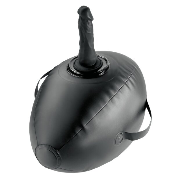 Fetish Fantasy Body Dock Inflatable Oval Love Ball Black