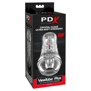 PDX Elite ViewTube EZ-Grip Stroker Transparent
