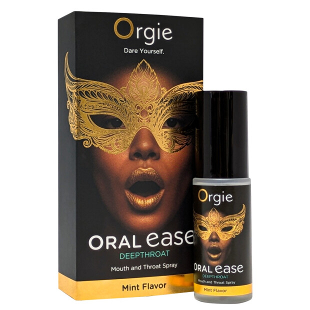 Orgie Oral Ease Deepthroat Mouth Spray with Mint Flavor 15 ml