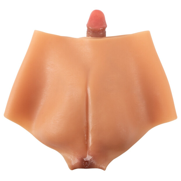 You2Toys Silikon Pants mit Vibrierendem Penis und Hoden Beige