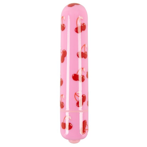 beau coeur Cherry Mini vibrateur Rose 8,7 cm