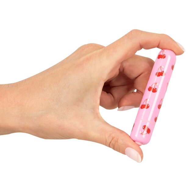 beau coeur Cherry Mini vibrateur Rose 8,7 cm
