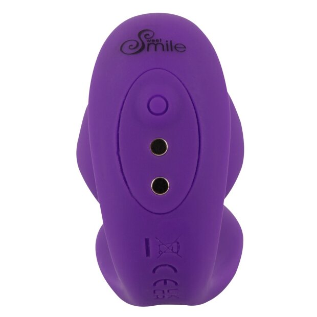You2Toys Smile RC 2in1 Plug & Panty Vibrator Purple 11 cm Ø 3.5 cm