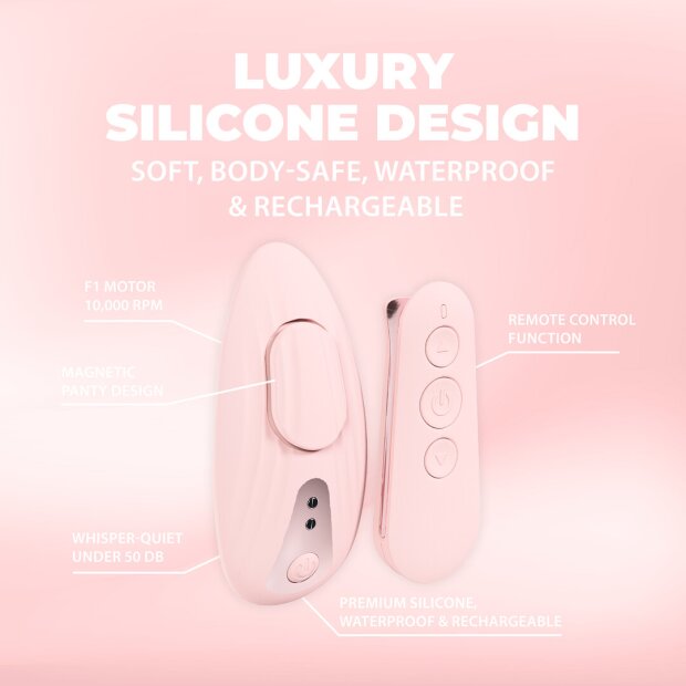 Loveline Céleste panty vibe with remote control pink