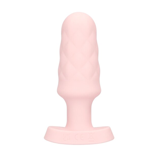 Loveline Velvet vibrating plug with remote control pink Ø 3.3 cm
