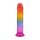 Doc Johnson Crystal Jellies Dildo Mehrfarbig 17,8 cm