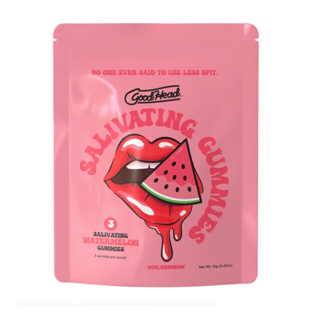 Doc Johnson Salivating Gummies Watermelon 24 Packs of 12 g