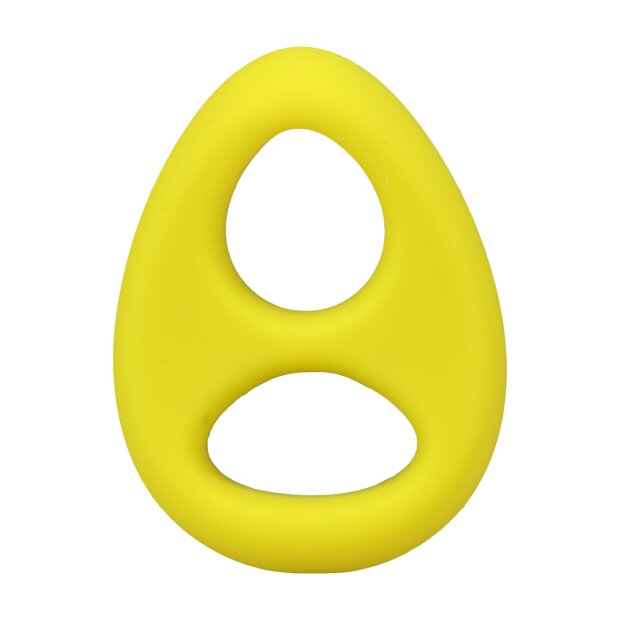 Doc Johnson The Code silicone cock ring with bandana yellow Ø 4.6 cm