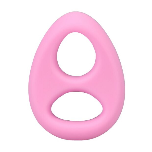 Doc Johnson The Code silicone cock ring with bandana pink Ø 4.6 cm