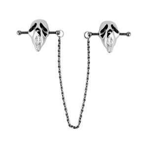 Ghostface Mask Nipple Clamps