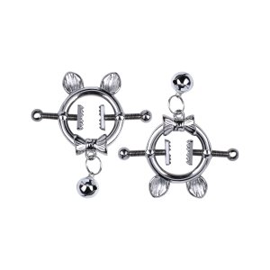 Kiotos Pinces à Mamelons Chaton en Acier avec...